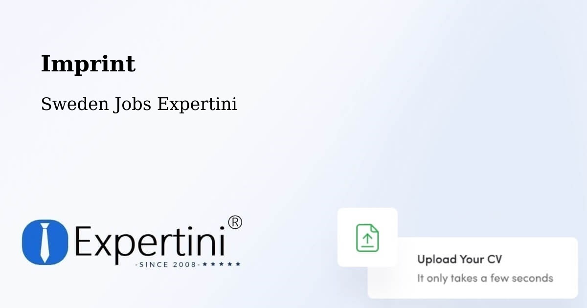 Imprint – Gnesta - Sweden Jobs Expertini